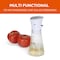 Commercial Chef Mixer Bottle 9 OZ Condiment, Salad Dressing Bottle With Push Button Mixer CH1569 - alternate 2